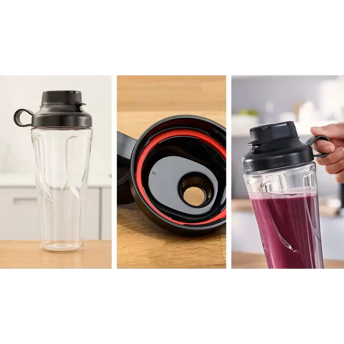 Bosch MMB2111M Blender VitaPower Series 2 0,6 L 450 W ToGo bottle from Tritan Stainless steel - Кухненски уреди<<<BOSCH
