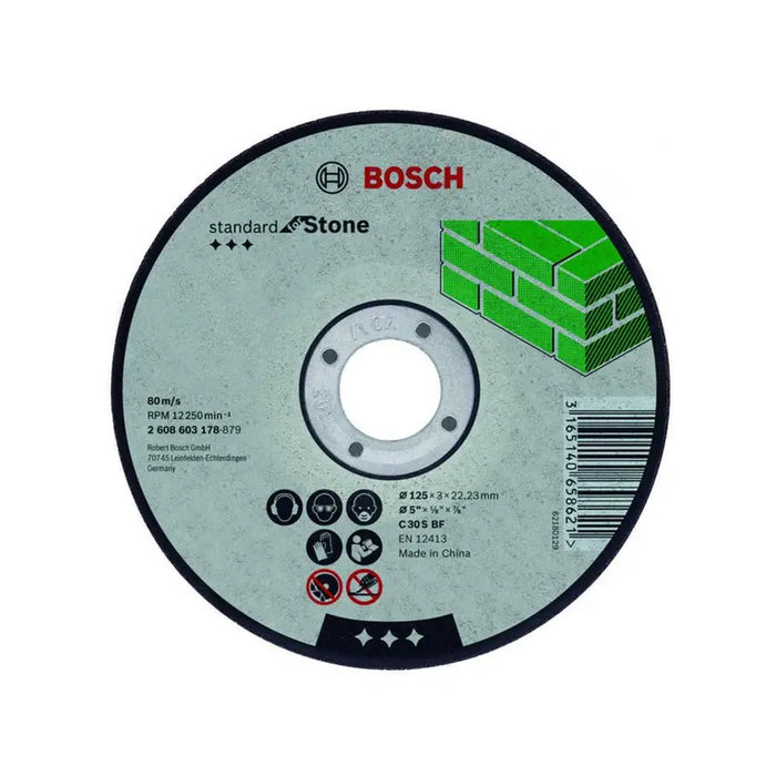 BOSCH NON-METAL CUTTING DISC 125x3x22.23 - Дискове за ъглошлайфи<<<Консумативи за електроинструменти<<<Инструменти и
