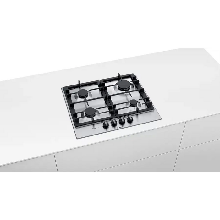 Bosch PCP6A5B90 SER6 Gas hob FlameSelect Inox - Плотове<<<BOSCH плотове<<<BOSCH<<<PolyComp&&&Built-in hot