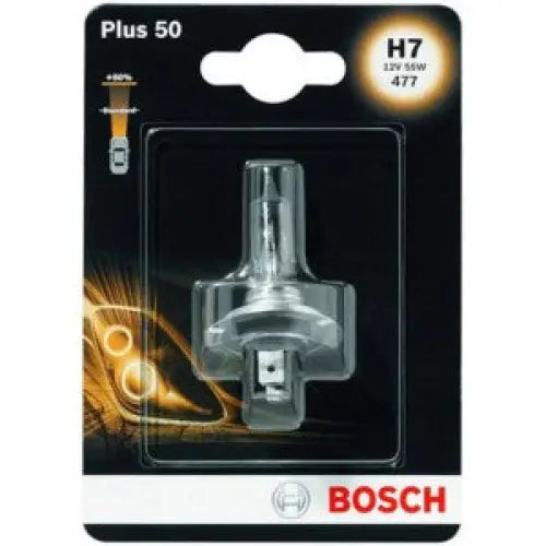 BOSCH PLUS 50% H7 3200K 55W 12V CARTON BLISTER 1 PCS - КРУШКИ И СВЕТЛИНИ<<<MaxCar
