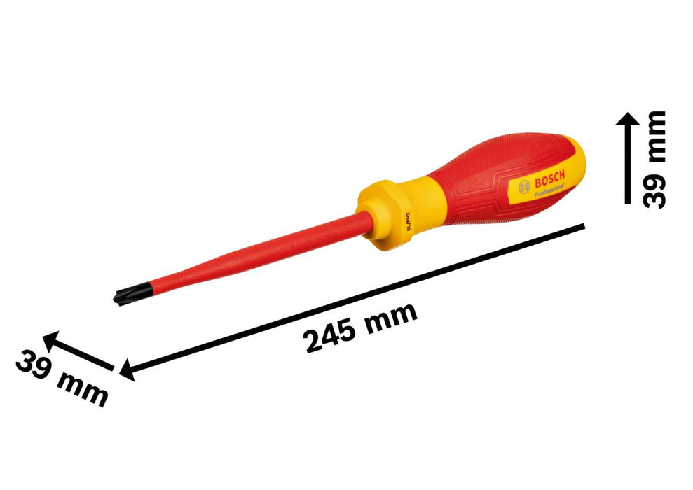 SCREWDRIVER 1000V SL/PH 2X125 BOSCH PRO