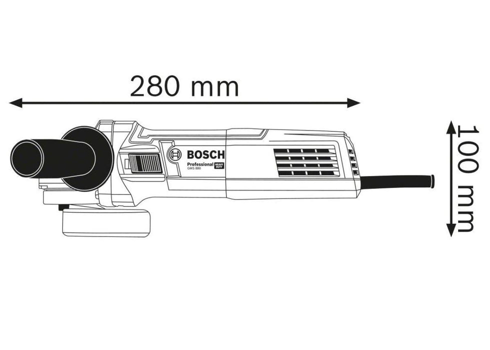 ANGLE GRINDER BOSCH PROFESSIONAL GWS 880