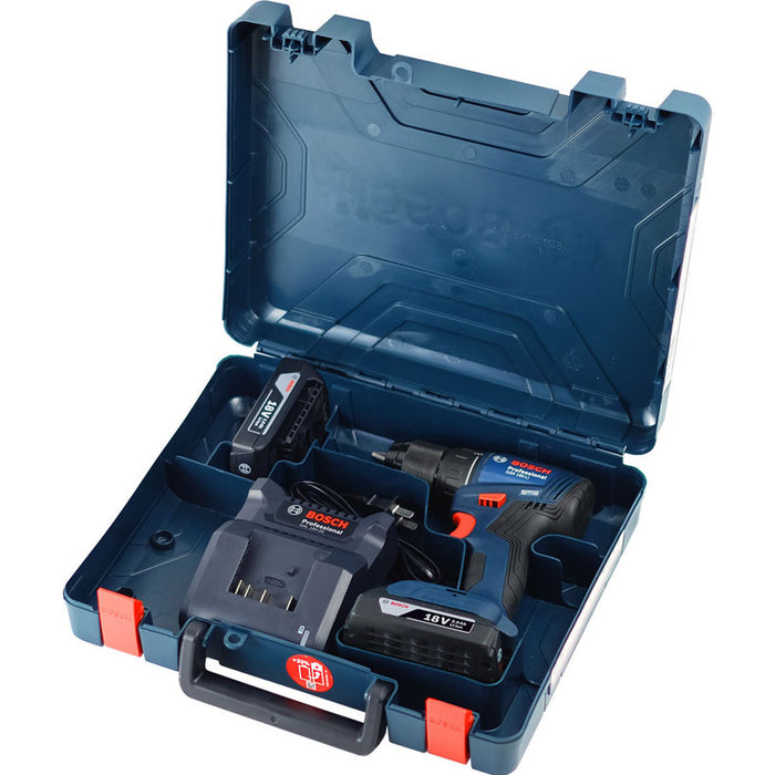 BATTERY BRUSHLESS DRILL BOSCH PROFESSIONAL GSR 185 Li 18 V, 50.00 nm, NUMBER OF BATTERIES 2, 2.00 Ah, SUITCASE