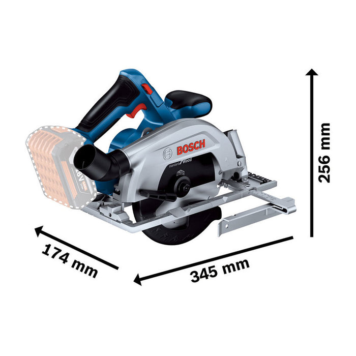 BATTERY BRUSHLESS CIRCULAR BOSCH PROFESSIONAL GKS 185-LI SOLO