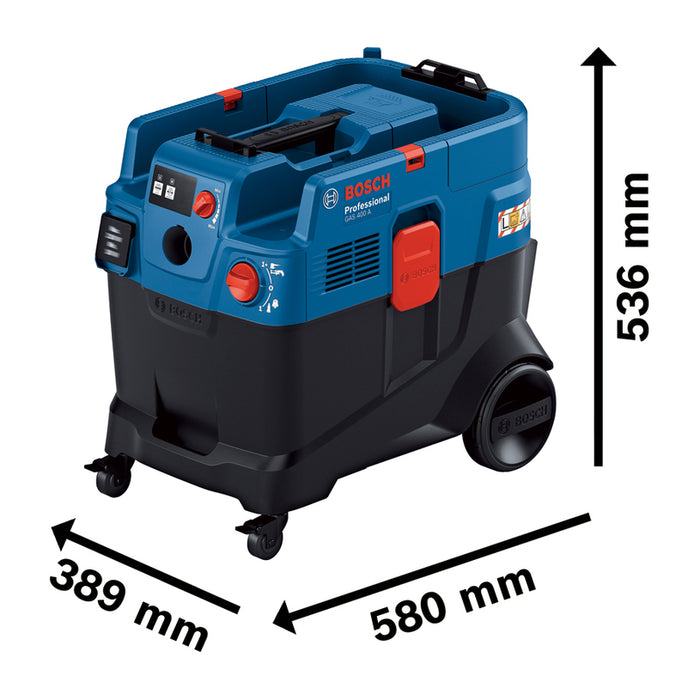VACUUM CLEANER FOR DRY AND WET CLEANING BOSCH PROFESSIONAL GAS 400 A