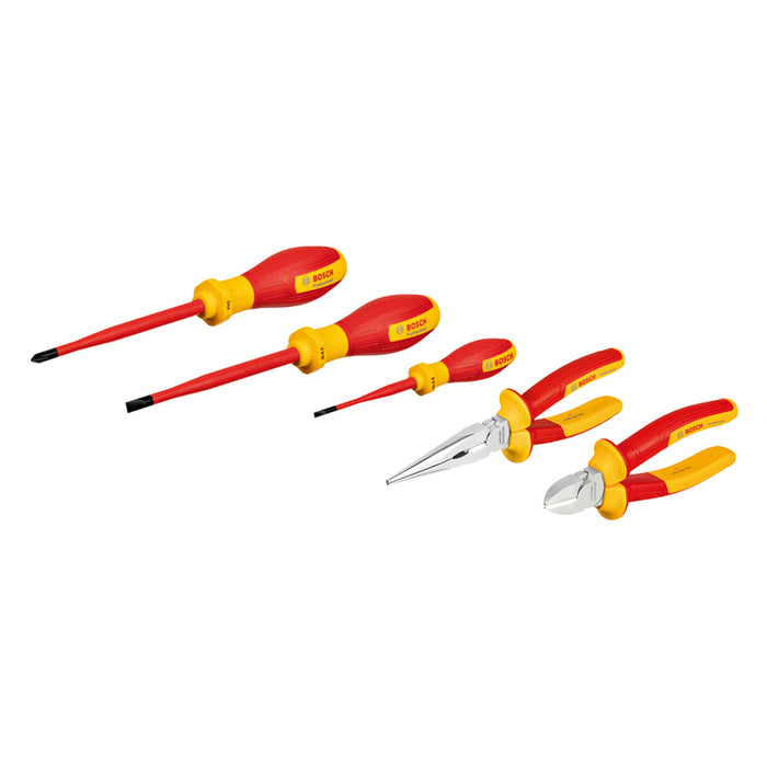SET OF SCREWDRIVERS AND PLIERS BOSCH PROFESSIONAL 5 PCS