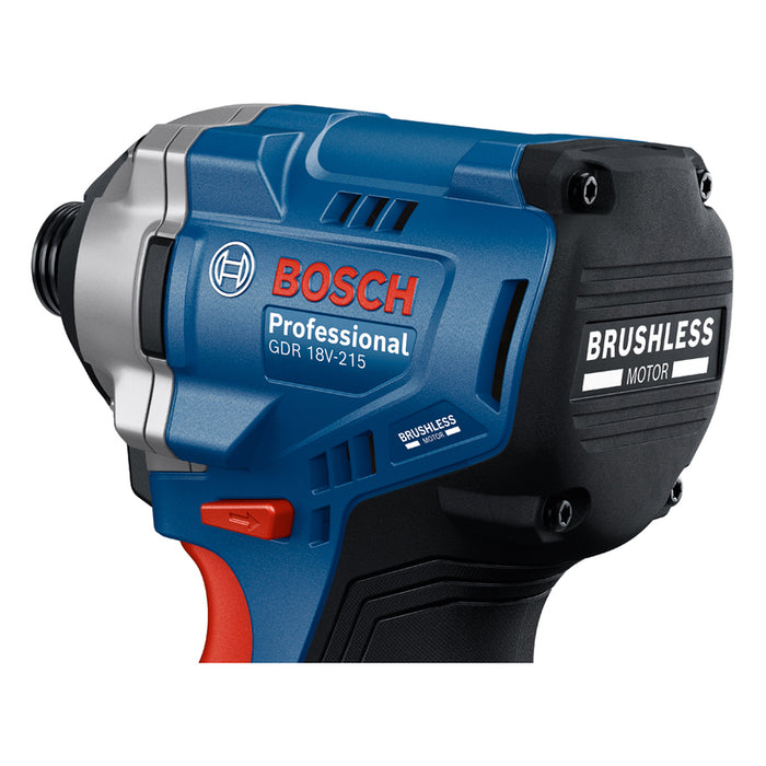 BATTERY BRUSHLESS IMPACT SCREWDRIVER BOSCH PROFESSIONAL GDR 18V-215 18 V, 215.00 nm, WITHOUT BATTERY AND CHARGER
