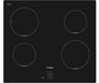 Bosch PUG611AA5E SER2 Induction hob 60 cm 4 zones surface mount without frame Black - Плотове<<<BOSCH