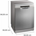 Bosch Serie 4 SMS4HMI07E dishwasher Freestanding 14 place settings D - Freestanding dishwashersAGD-ZMW<<<Home Appliance