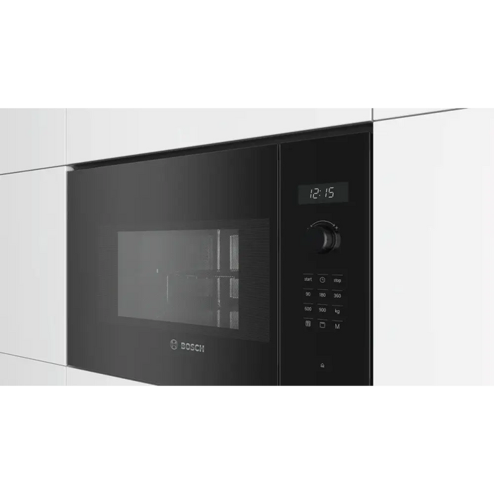Bosch Serie 6 BEL554MB0 microwave Built-in Combination microwave 25 L 900 W Black Stainless steel - Built-in