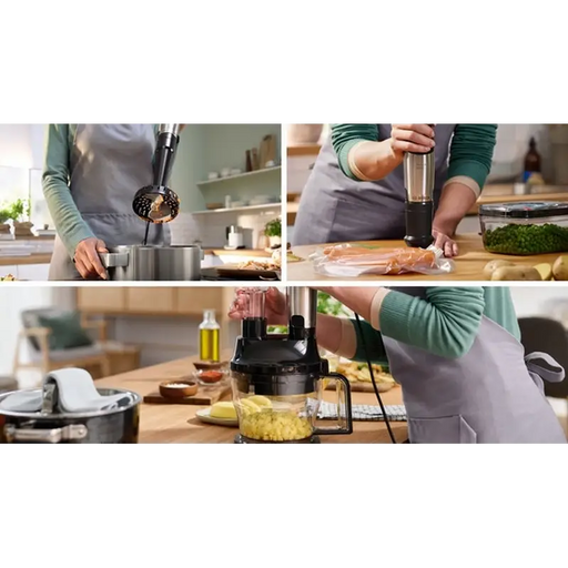Bosch Serie 6 MSM6M622 blender 0.6 L Cooking blender 1000 W Black Stainless steel - Кухненски уреди<<<BOSCH дребна