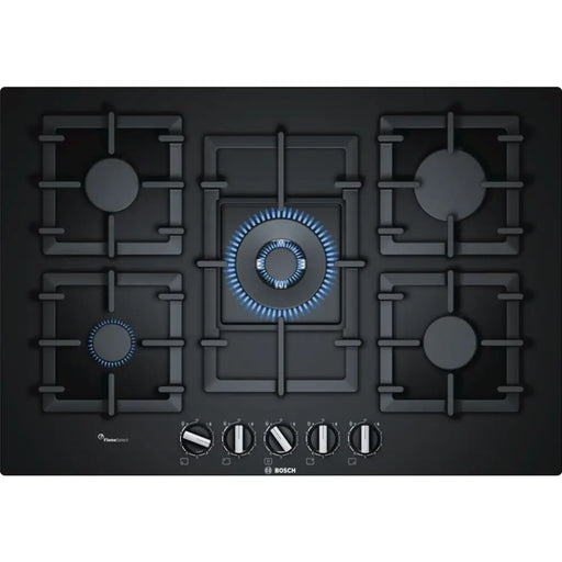 Bosch Serie 6 PPQ7A6B90 hob Black Built-in Gas 5 zone(s) - Built-in hot platesAGD-PGZ<<<Home Appliance
