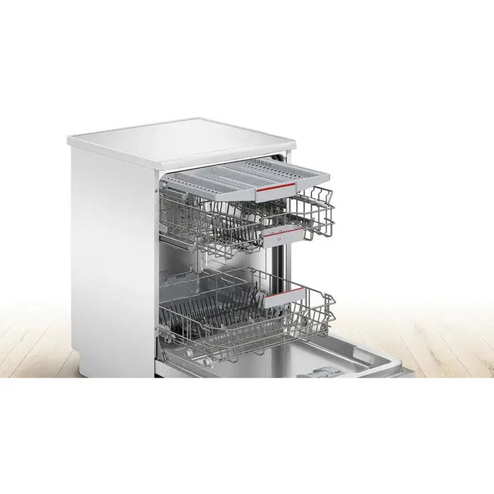 Bosch SMS4EVW08E SER4 Free-standing dishwasher B EfficientDry Polinox 9,0l 14ps 6p/5o 44dB(B) Silence 43dB 3rd drawer