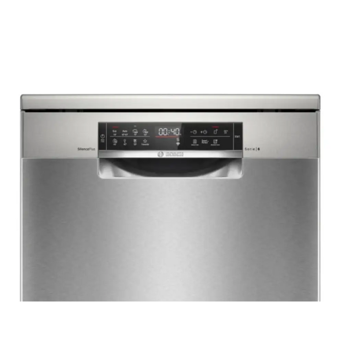 Bosch SMS6ECI10E freestanding dishwasher 60 cm brushed steel class A - Freestanding dishwashersAGD-ZMW<<<Home Appliance