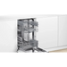 Bosch SPV2HKX42E SER2 Dishwasher fully integrated 45cm E 8,9 l 10 ps 46 dB ExtraDry Silence on demand HC