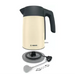 Bosch TWK7L467 Kettle 2000-2400 W 1.7 l Cup indicator Triple safety function Beige - Кухненски уреди<<<BOSCH дребна