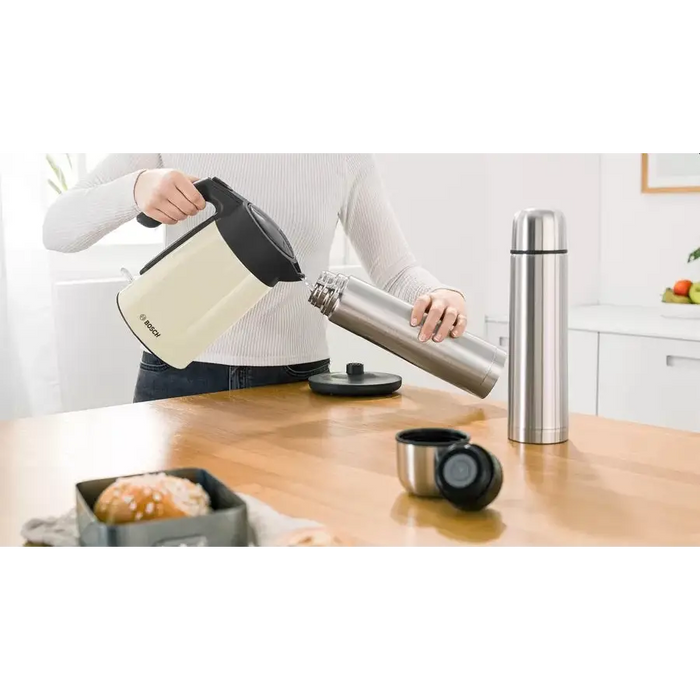 Bosch TWK7L467 Kettle 2000-2400 W 1.7 l Cup indicator Triple safety function Beige - Кухненски уреди<<<BOSCH дребна