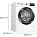 Bosch WAN24168BY SER4 Washing machine 8kg A 1200rpm 51/71dB(A) Iron Assist waveDrum 65l 6 options Sportswear