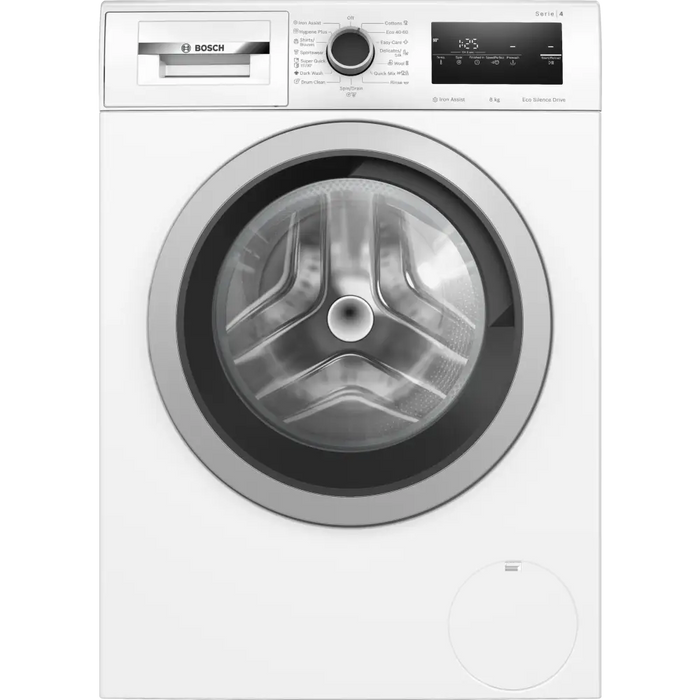 Bosch WAN28164BY SER4 Washing machine 8kg A 1400rpm 51/72dB(A) Iron Assist waveDrum 65l 6 options Sportswear