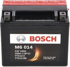 BOSCH M6 AGM YTX12-BS 10AH 150A 12V L+