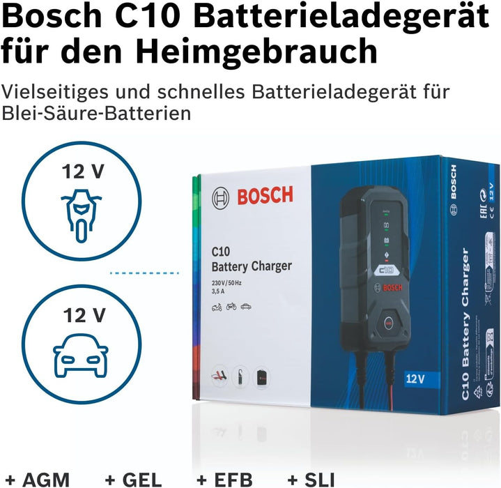BOSCH C10 12V 3.5A Зарядно устройство