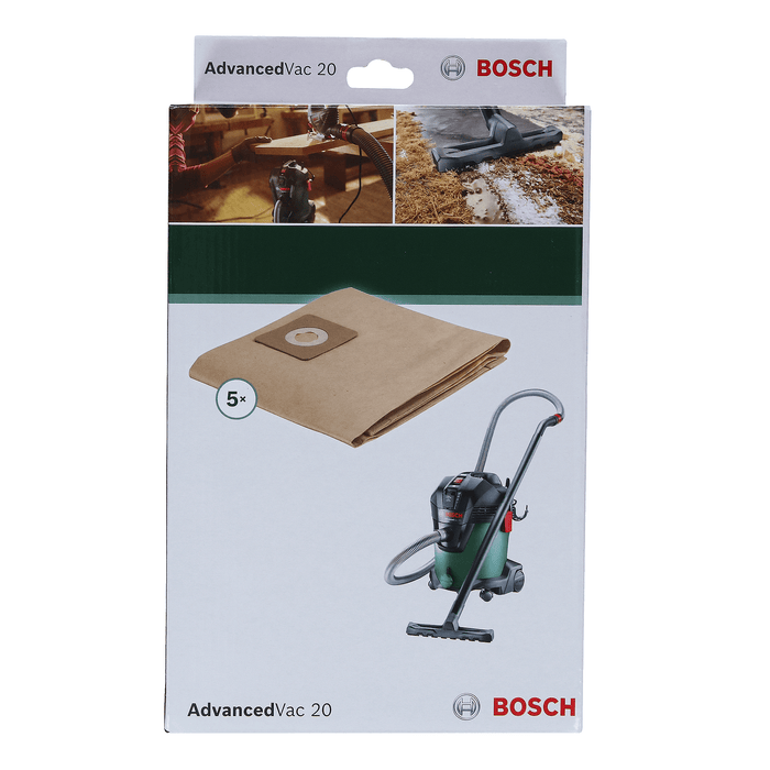 Paper bags for BOSCH AdvancedVac 20 (5 pcs.)