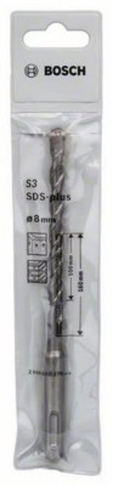DRILL BOSCH SDS-PLUS-1 8X100X160 MM