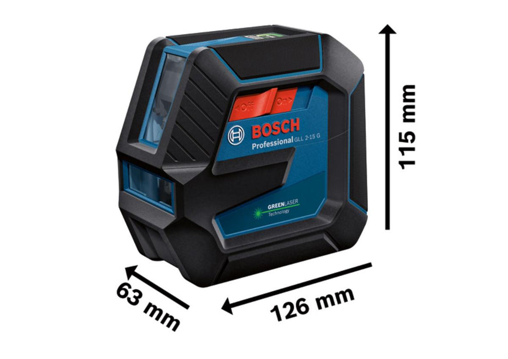 LASER LEVEL BOSCH GLL 2-15 G, LB10