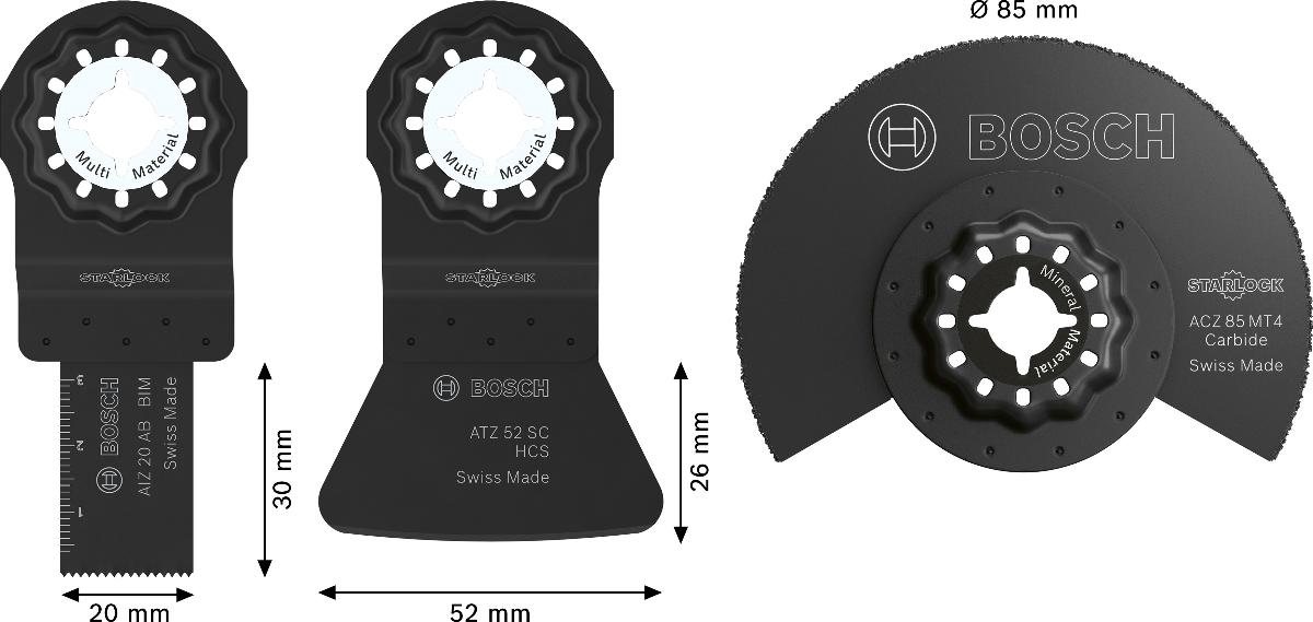 BOSCH BASIC SET OF CUTTING KNIVES