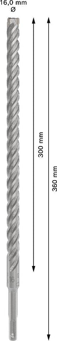 DRILL BIT BOSCH SDS-PLUS-5X 16X300X360
