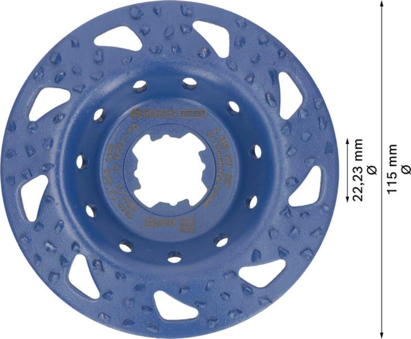 SANDING DISC 115MM D X-LOCK BOSCH
