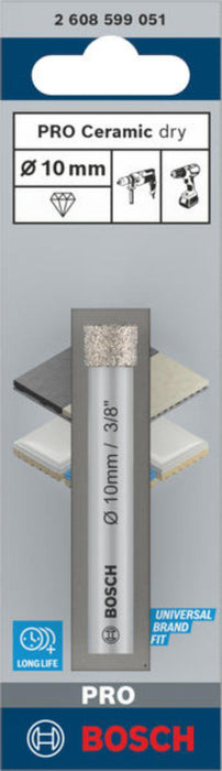DRILL BIT FOR CERAMIC 10X66MM BOSCH