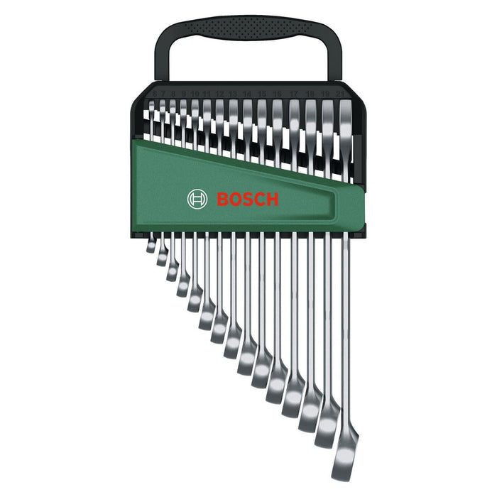 Combination spanner set BOSCH 6-21 mm 15 Pieces