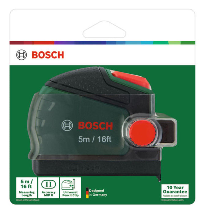 Tape Measure BOSCH 15 x 8 x 15 cm Nylon (5 m)