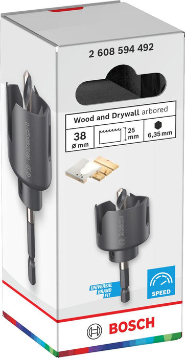 BOSCH WOOD & DRYWALL DRILL 38MM