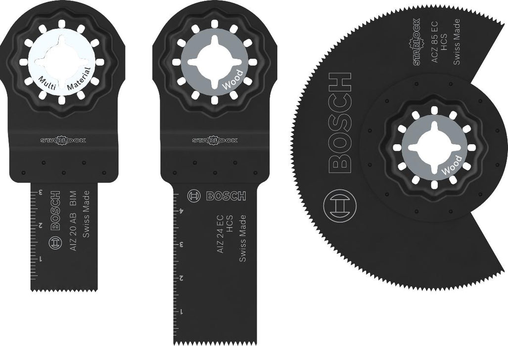 BOSCH STARLOCK W&SM 3PCS BLADE SET
