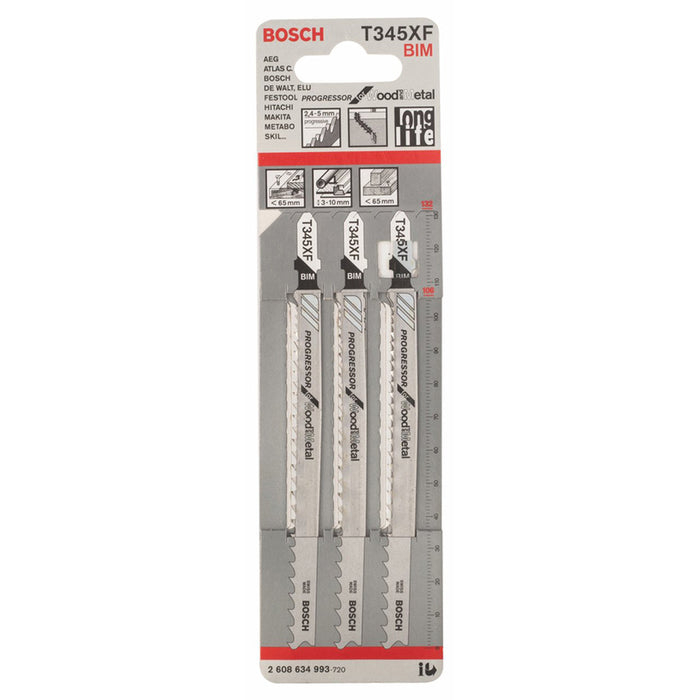JIG SAW KNIFE 3 PCS BOSCH