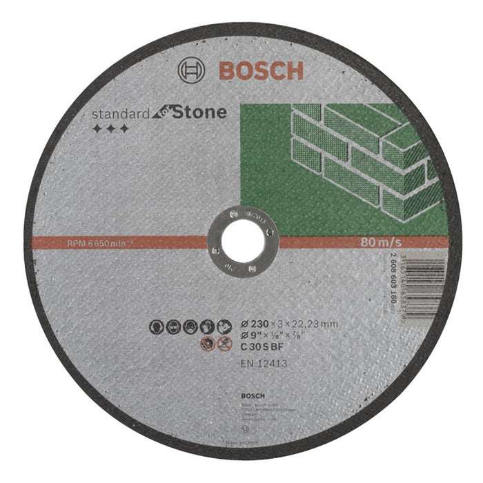 BOSCH NON-METAL CUTTING DISC 230X3x22.23