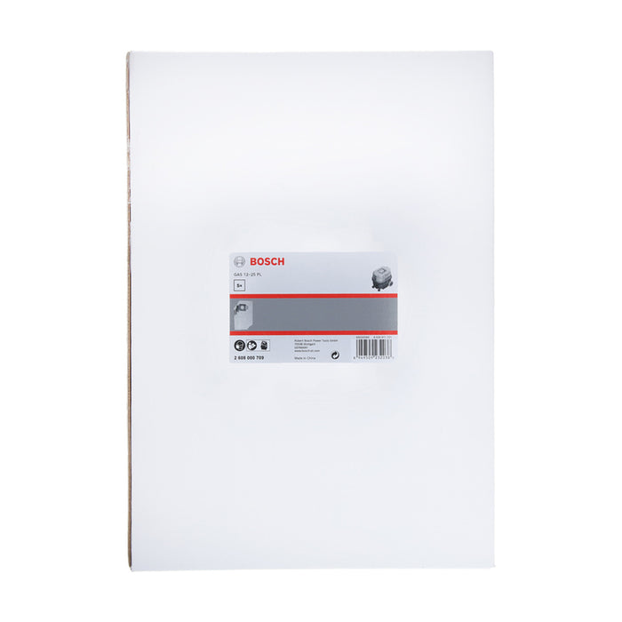 FILTER BAG FOR VACUUM CLEANER BOSCH GAS 12-25 PL 5 PCS