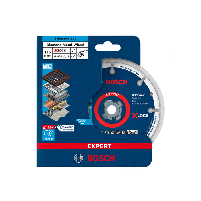 DIAMOND DISC FOR METAL BOSCH 115x22.23