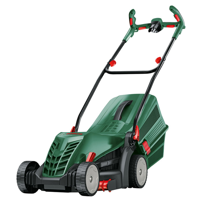 ELECTRIC MOWER BOSCH UNIVERSALROTAK 34-405 1300 W, MOWING WIDTH 34.00 cm, MAX MOWING HEIGHT 70 mm