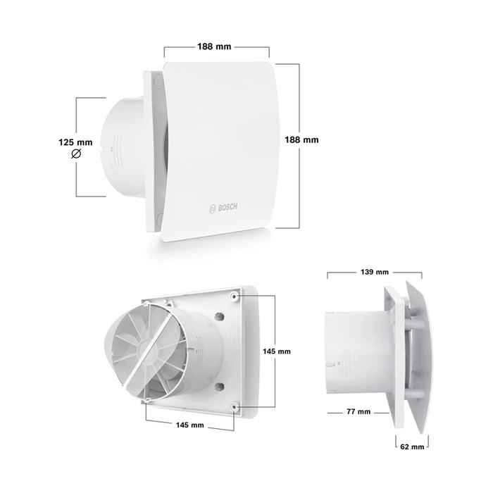 BATHROOM FAN BOSCH 1500 W DH 125