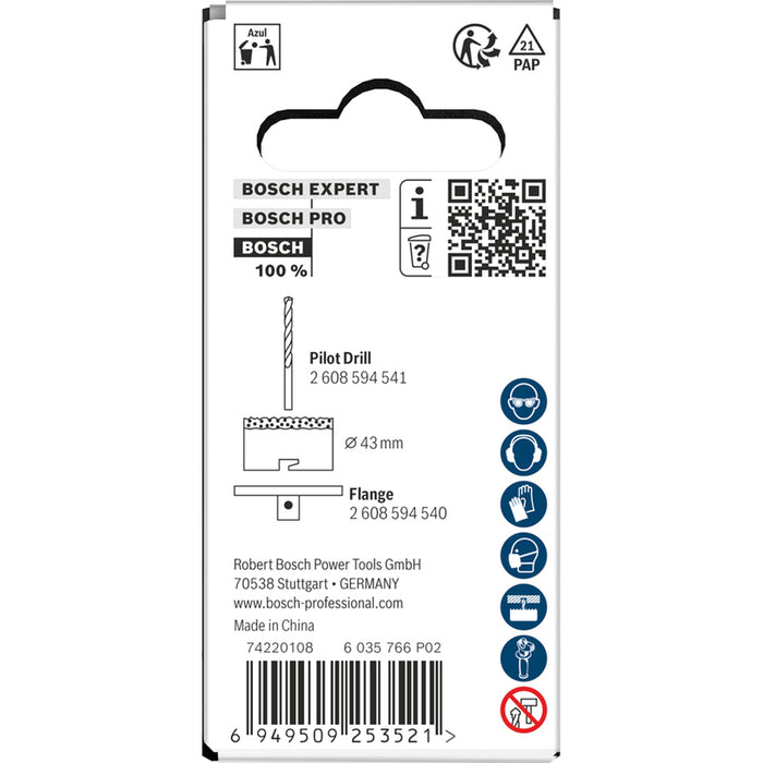 BOSCH 43 MM BOSCH BRICK & SOFT TILE