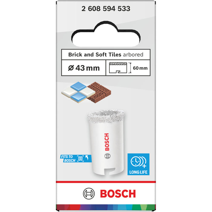 BOSCH 43 MM BOSCH BRICK & SOFT TILE