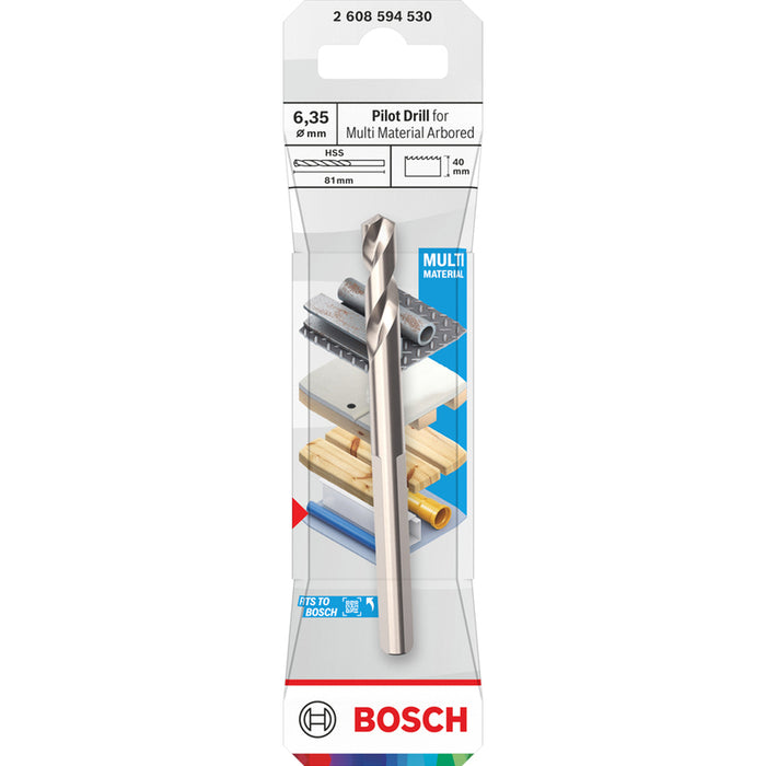 CENTRE DRILL BOSCH HSS-G 6.35X40