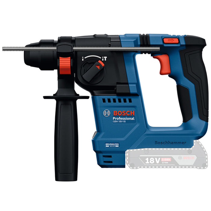 CORDLESS BRUSHLESS HAMMER BOSCH GBH 18V-18 1.50 J, SDS PLUS