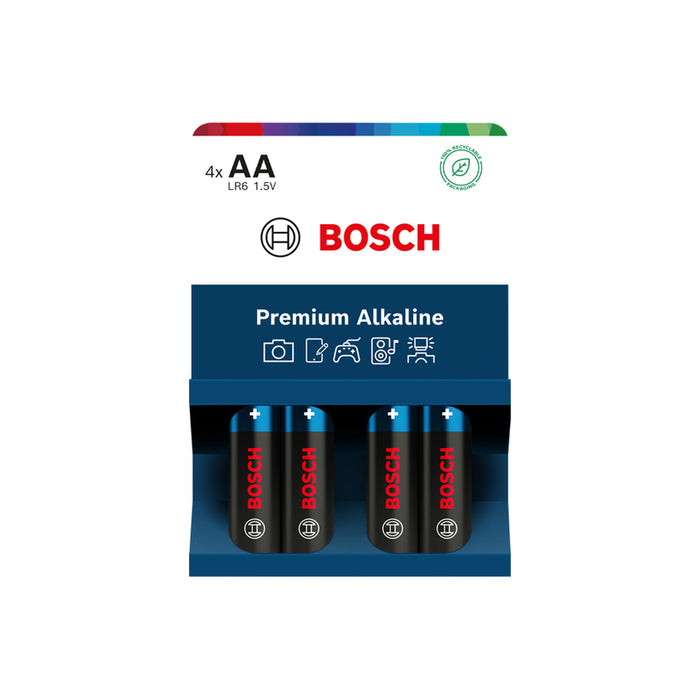 BATTERIES AA 4 PCS BOSCH PREMIUM ALKALINE LR6PA4B/00