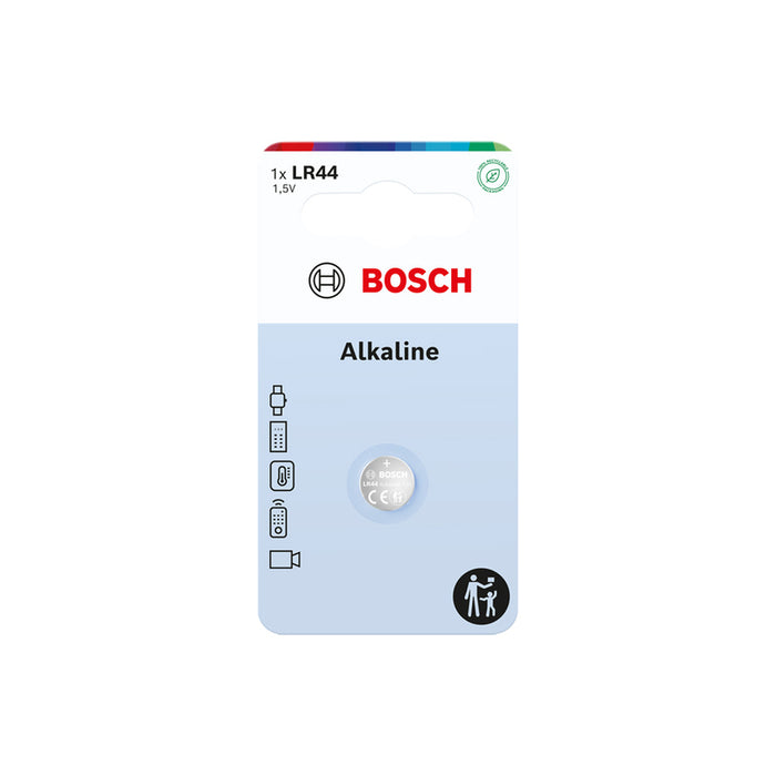 BATTERY LR44 1 PIECE BOSCH ALKALINE LR44B1/00