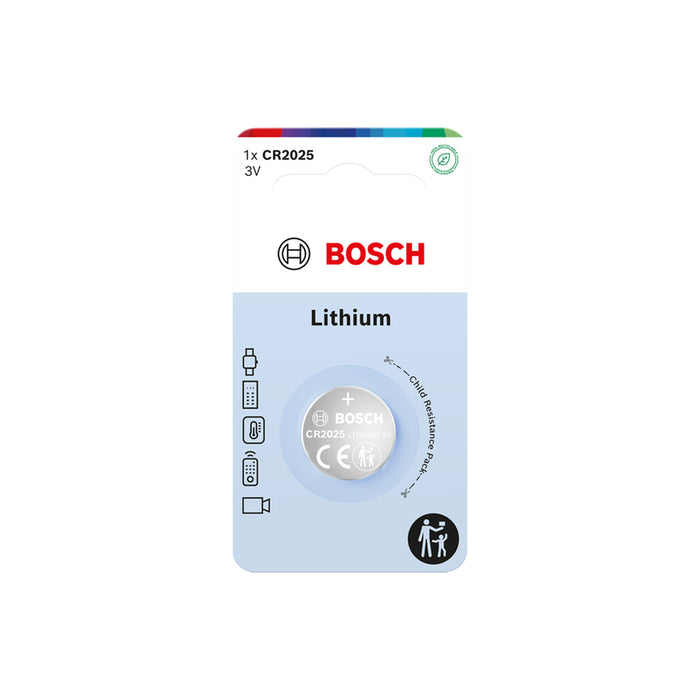 BATTERY CR2025 1 PIECE BOSCH LITHIUM