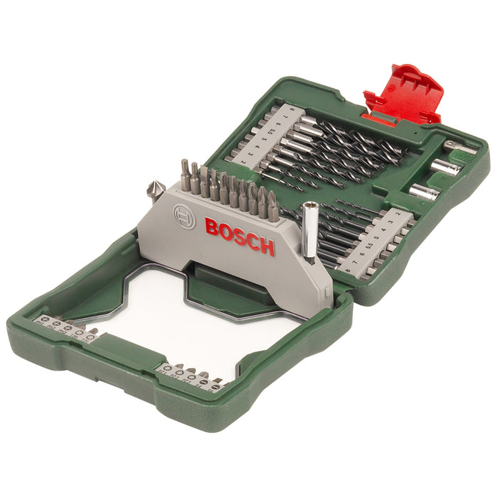 SET OF DRILLS AND BITS AND TIPS BOSCH X-LINE 43 PCS